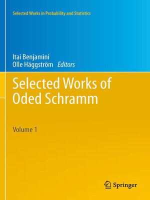 cover image of Selected Works of Oded Schramm